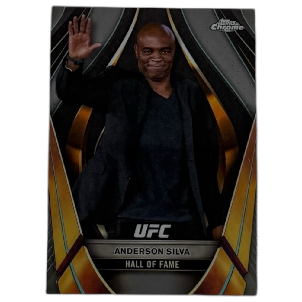 2024 Topps Chrome‎ UFC #EMB-8 Anderson Silva Hall of Fame